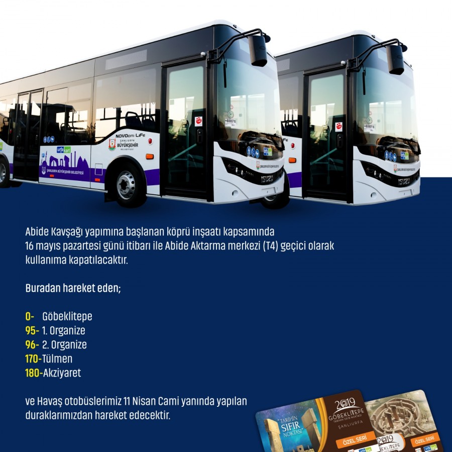 Dikkat! O otobüslerin kalkış yeri değişti