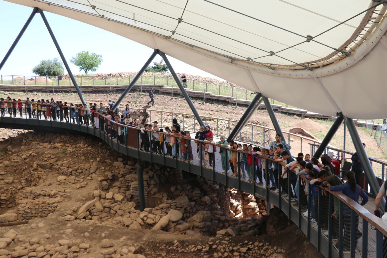İlk kez Göbeklitepe’yi gördüler