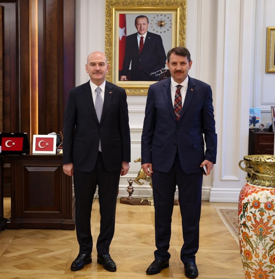 Şanlıurfa'nın yeni valisi Ayhan, Bakan Soylu’yu ziyaret etti