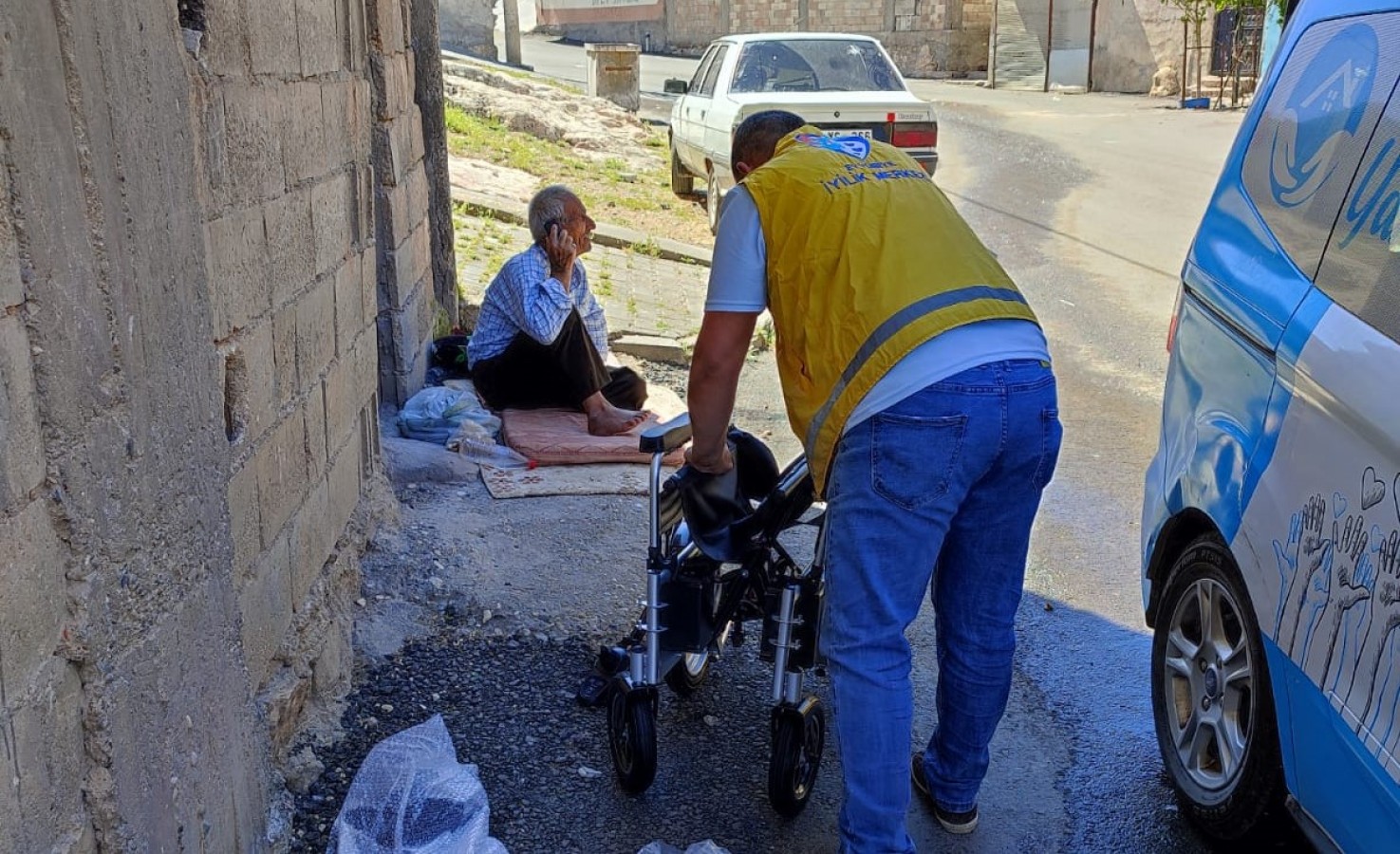 Akülü sandalye yerine ulaştı