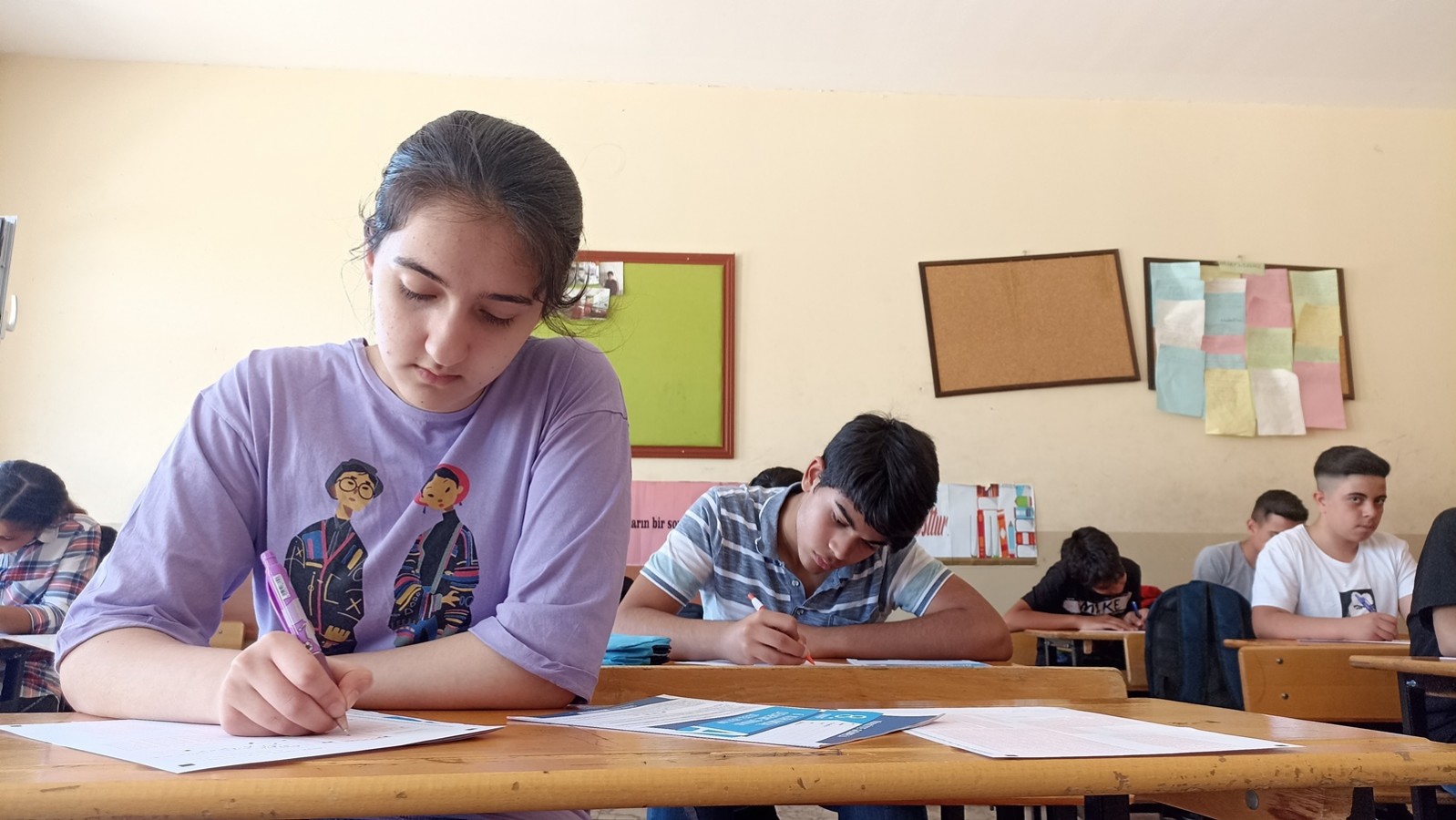 Eyyübiye Belediyesi'nin desteklediği sınava 7 bin öğrenci katıldı