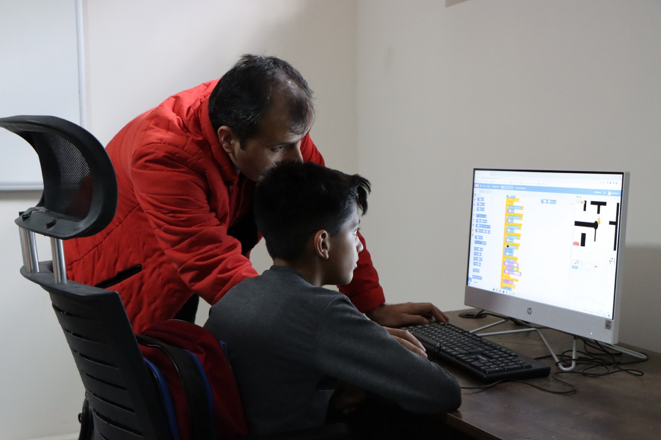 Çocukları teknoloji ile buluşturan atölye
