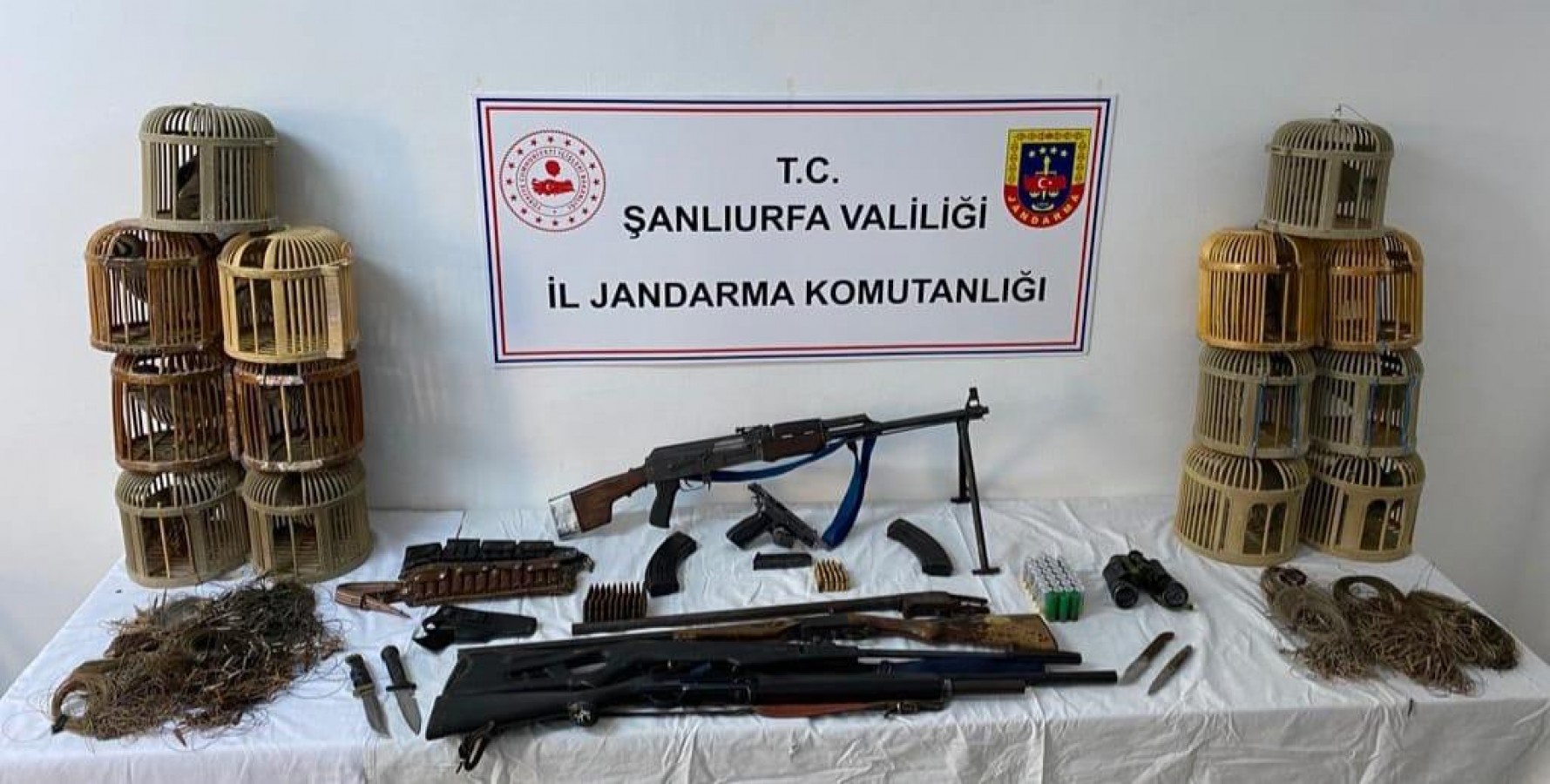 Suruç'ta kaçak silah operasyonu