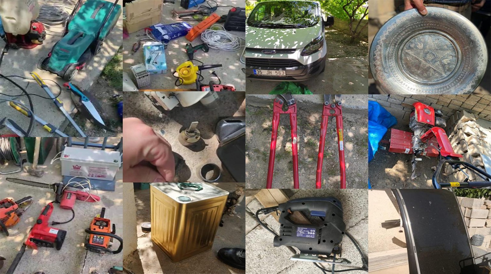 Bağ evi hırsızları JASAT'tan kaçamadı