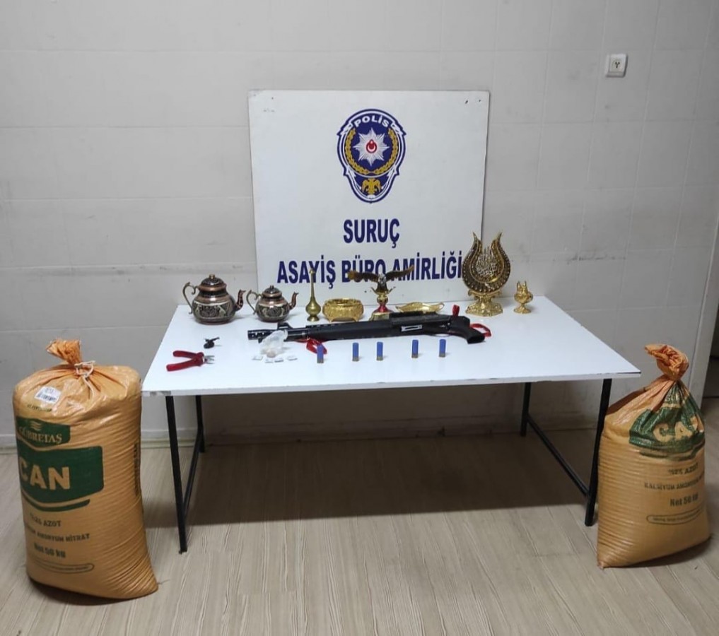Şanlıurfa’da buğday hırsızlarına polis baskını!