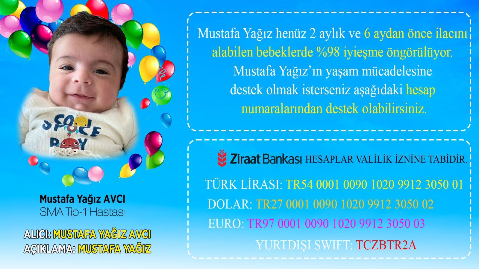 SMA hastası bebek yaşam mücadelesi veriyor