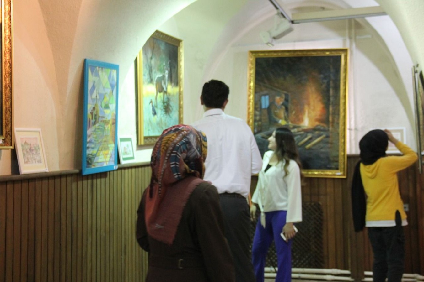 Sanat sergisi açıldı