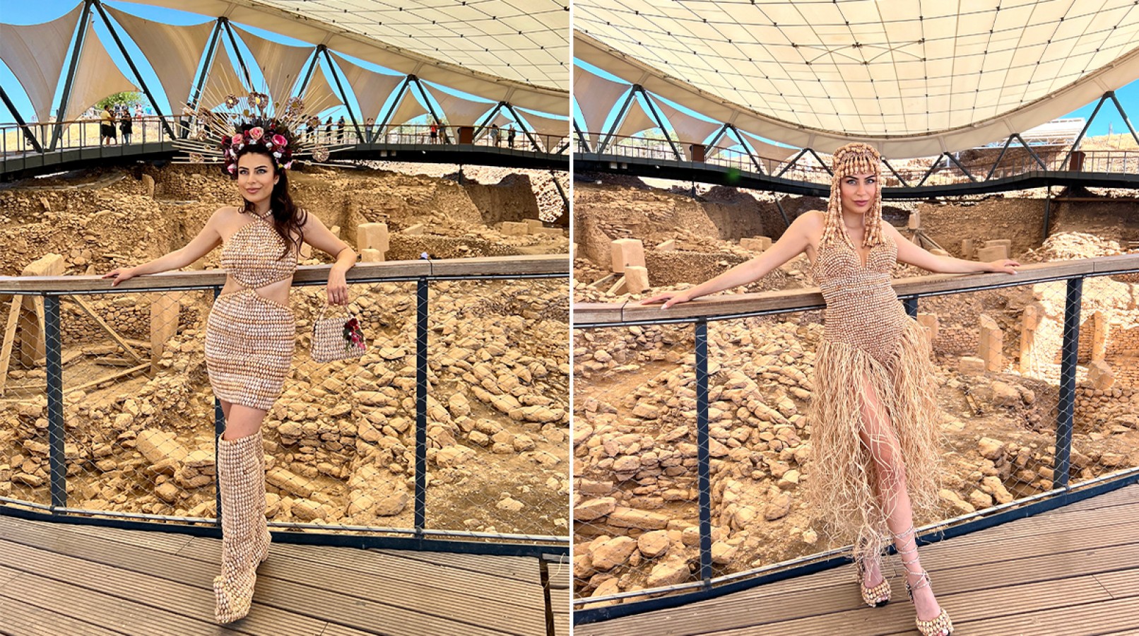 Tarihin sıfır noktasında moda çekimi yapıldı