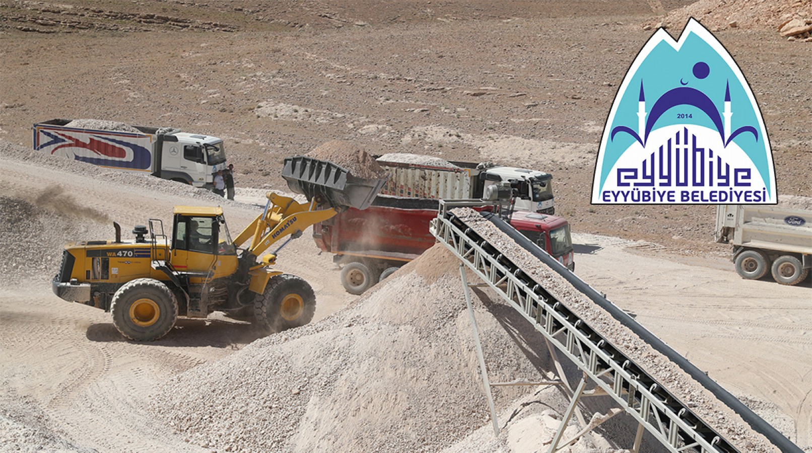 Eyyübiye'de kırsal mahallelerde yol çalışmaları başladı