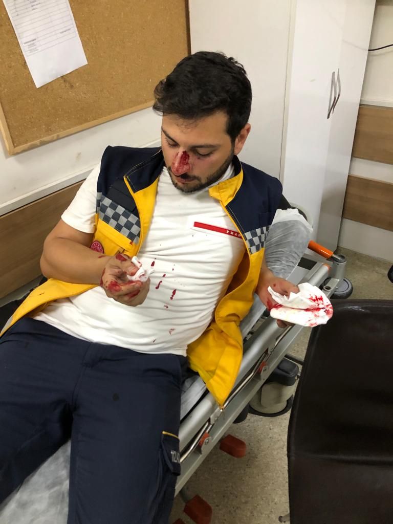 Ambulans şoförünü darp eden şahıs tutuklandı!