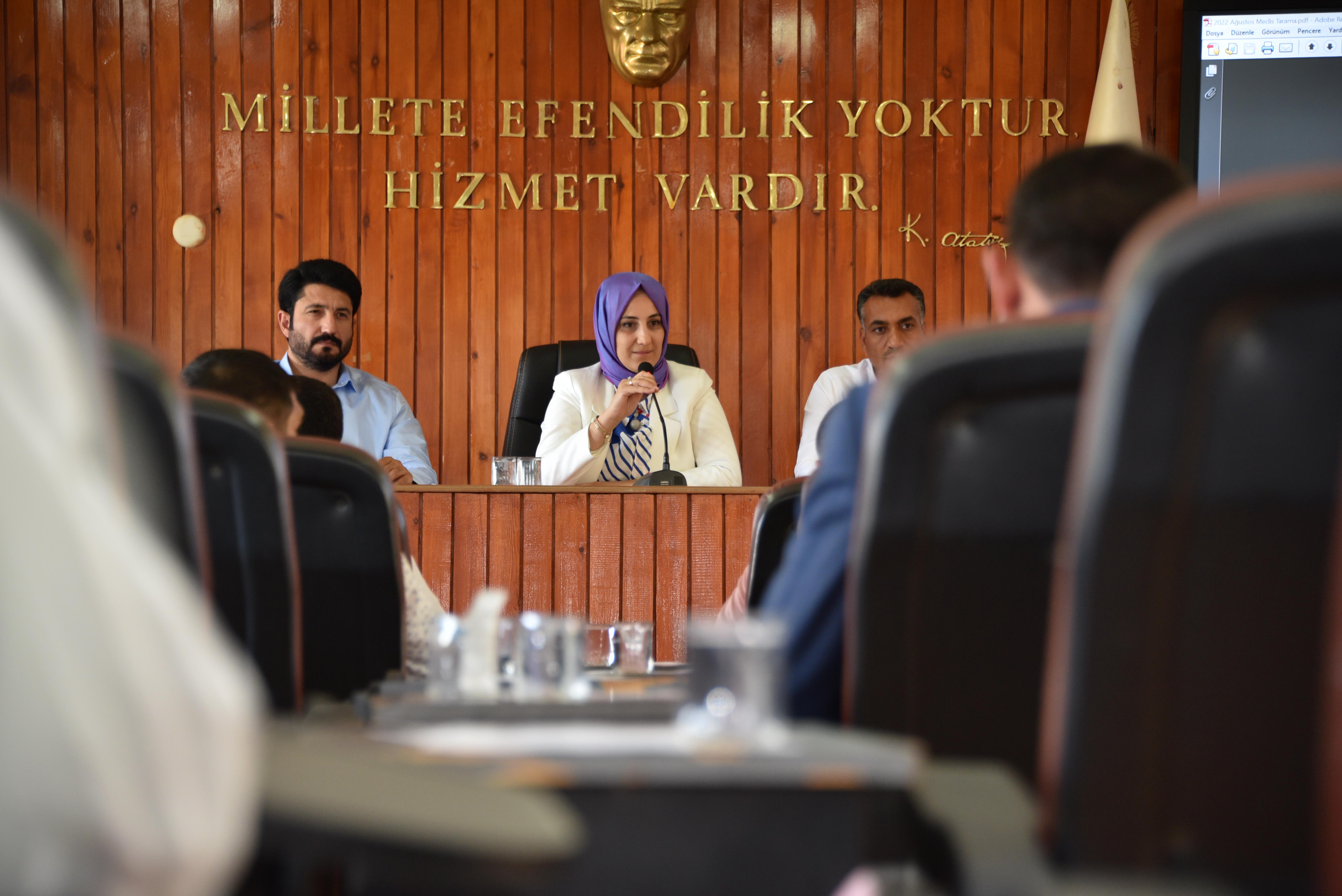 Siverek’te Ağustos ayı meclis toplantısı tamamlandı