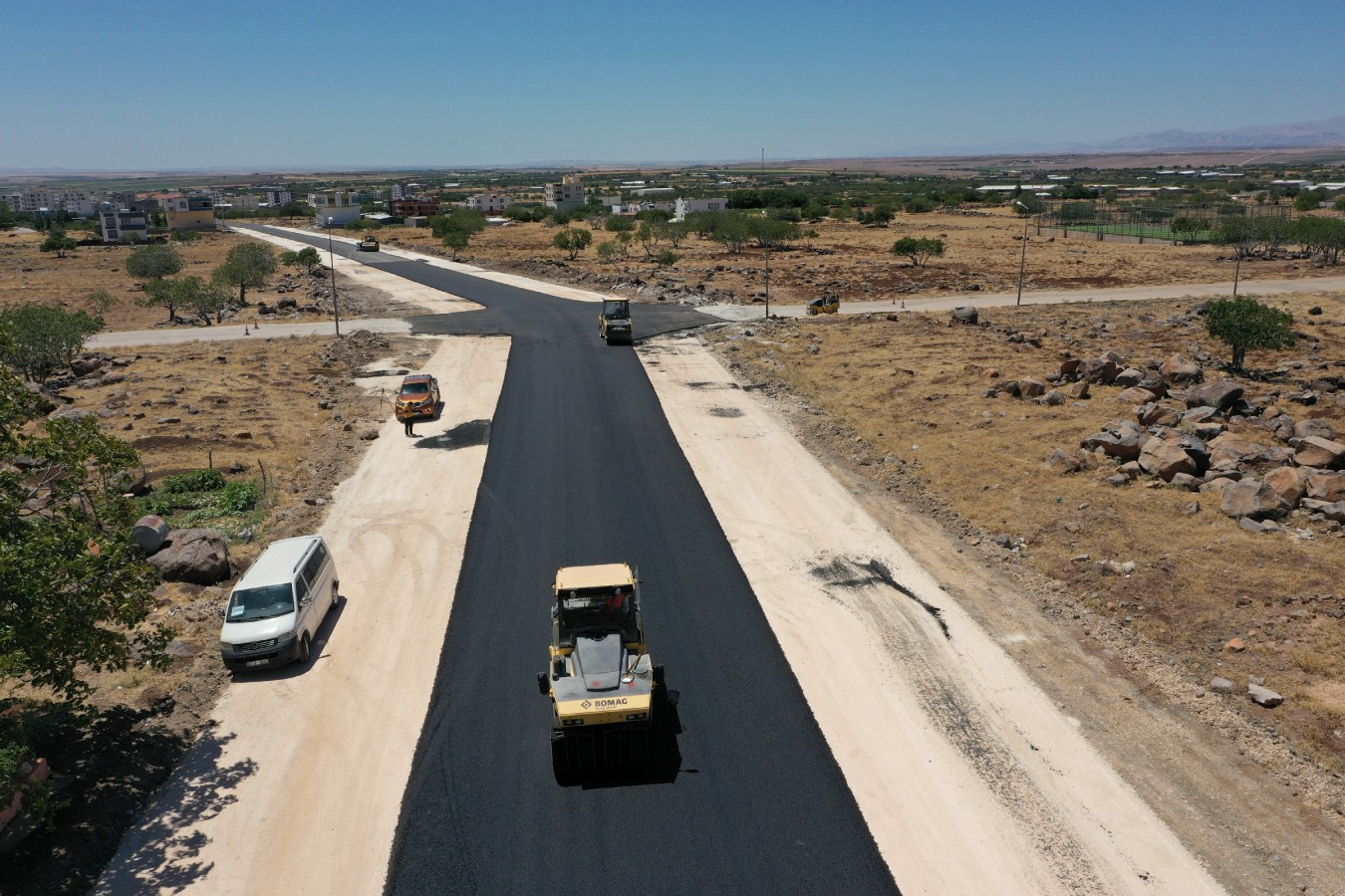 Büyükşehir’den Siverek’te asfalt çalışması