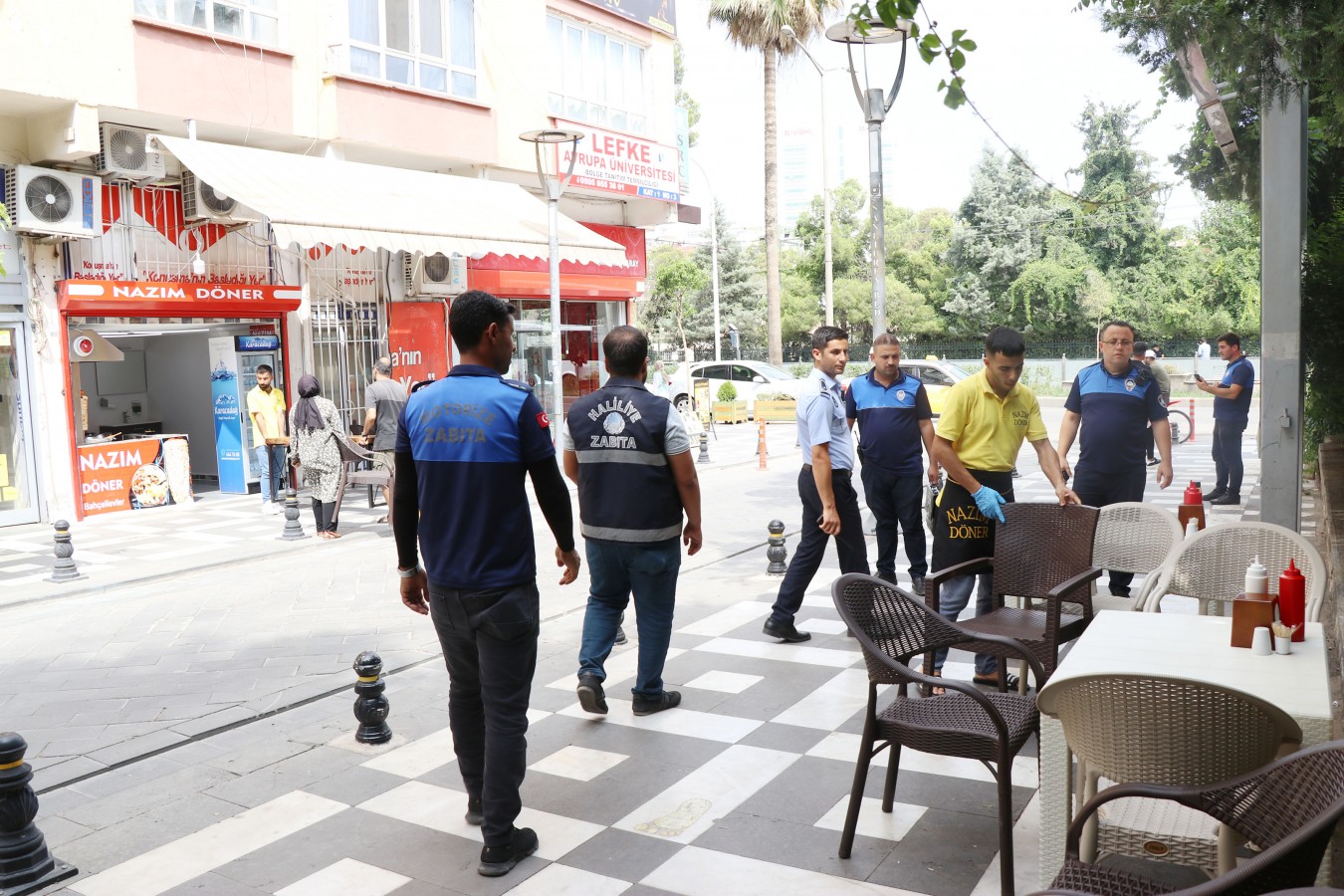 Haliliye’de kaldırımlar denetlendi