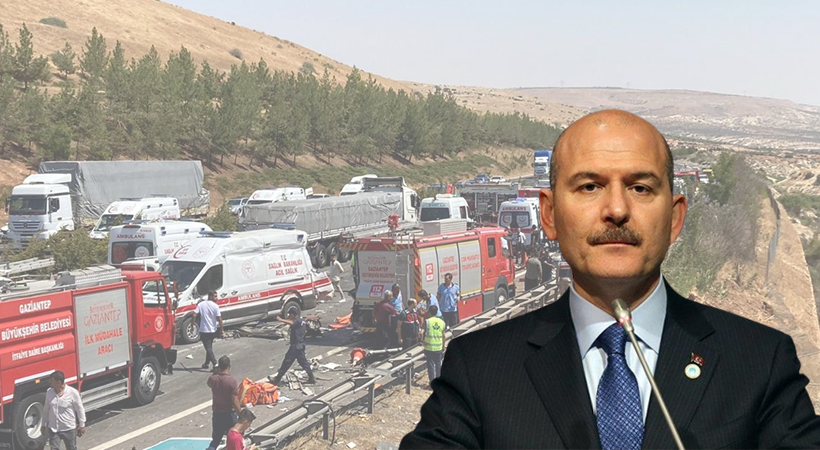 Bakan Soylu'dan feci kazayla ilgili açıklama!