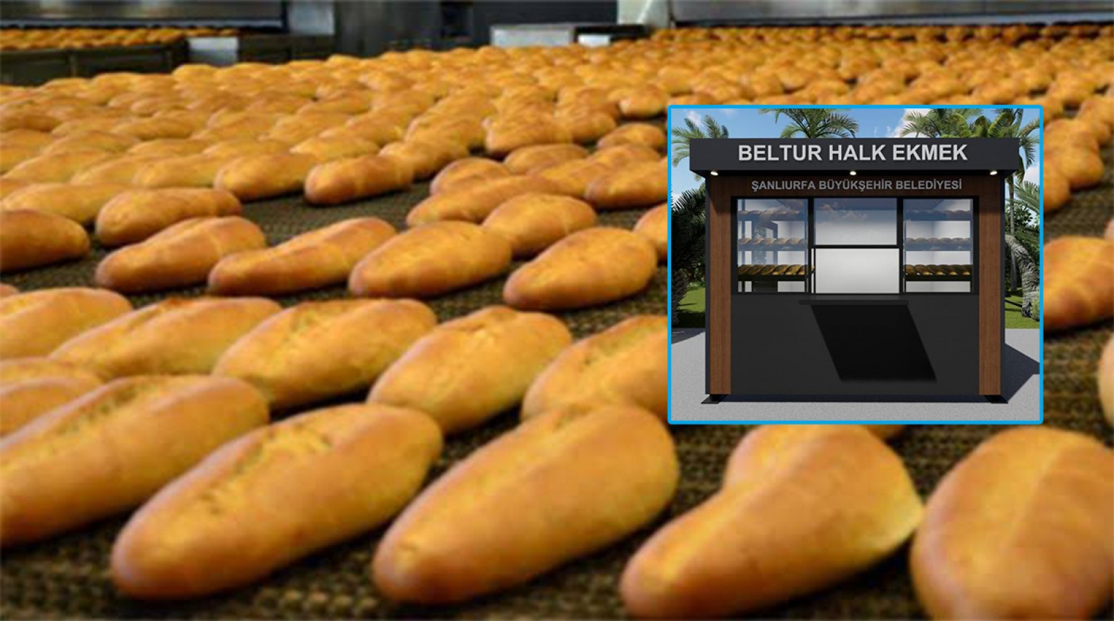 Urfa’da halk ekmek fabrikasında sona yaklaşıldı