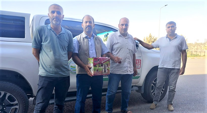 Şanlıurfa’da yaralı halde bulunan peçeli baykuş tedavi altına alındı