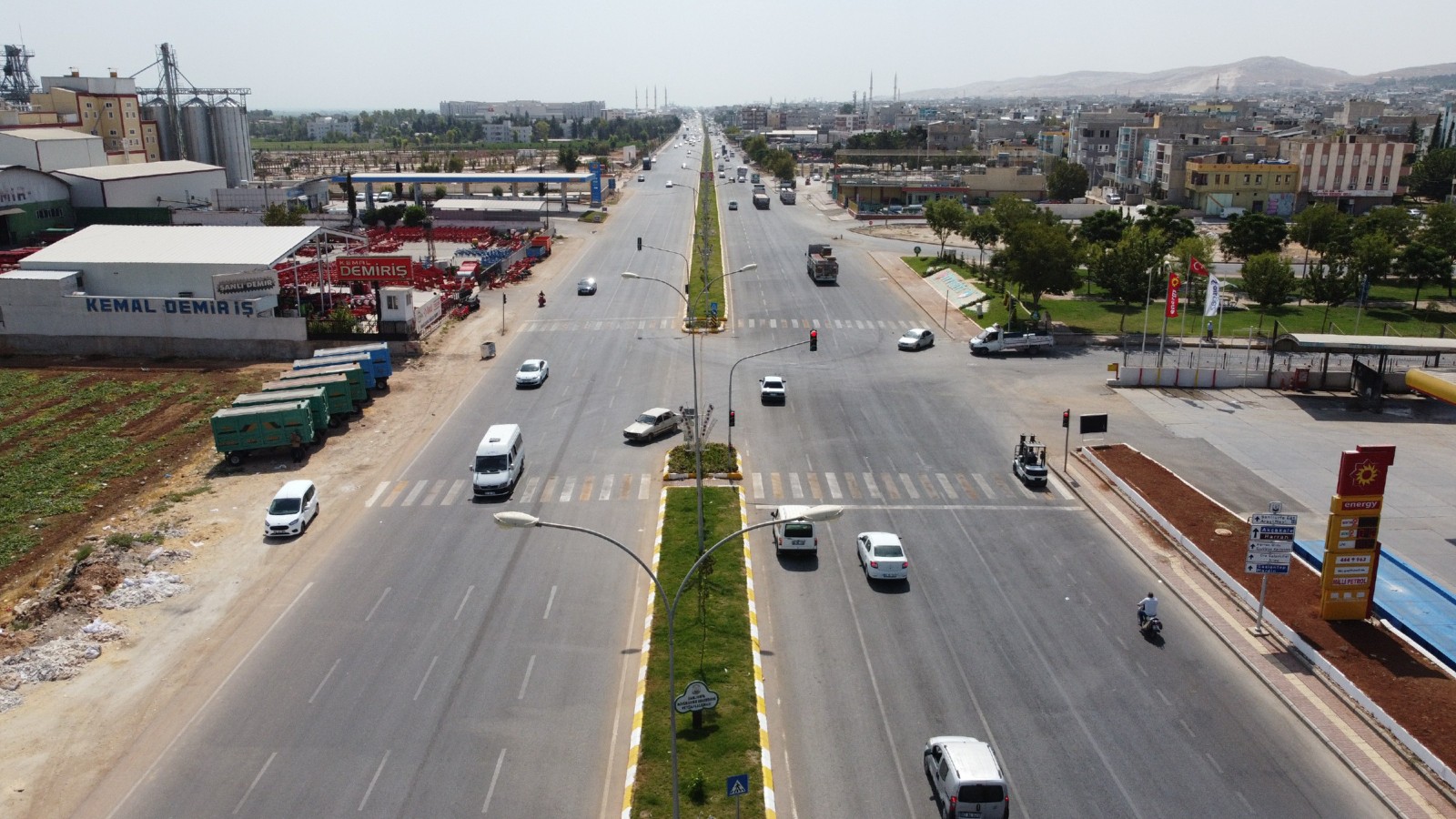 Genişletilen yolda trafik atışı rahatladı