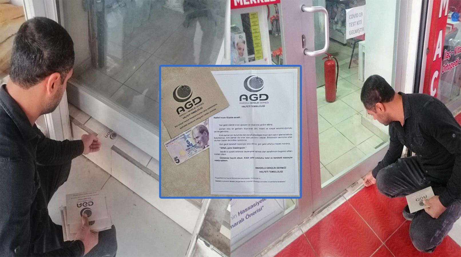 Halfeti’de AGD'den esnafa siftah mektubu