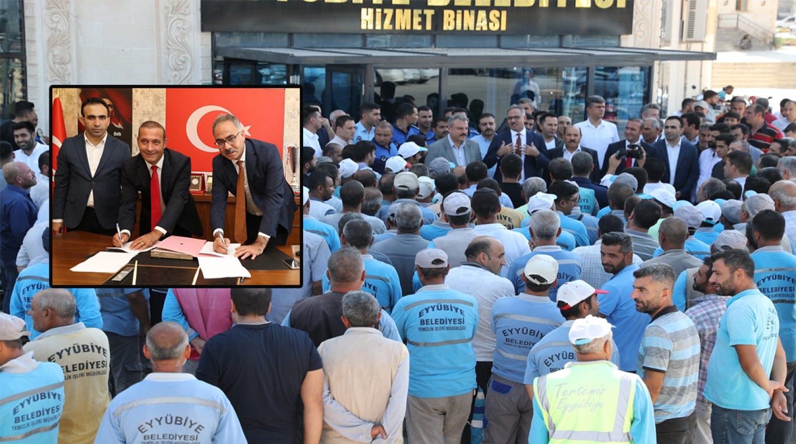 Eyyübiye Belediyesi personeline yüzde 75 zam