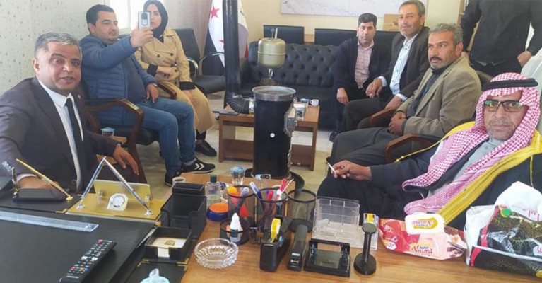 Ayhan, arazileri gasp edilen Türkmenlerle bir araya geldi