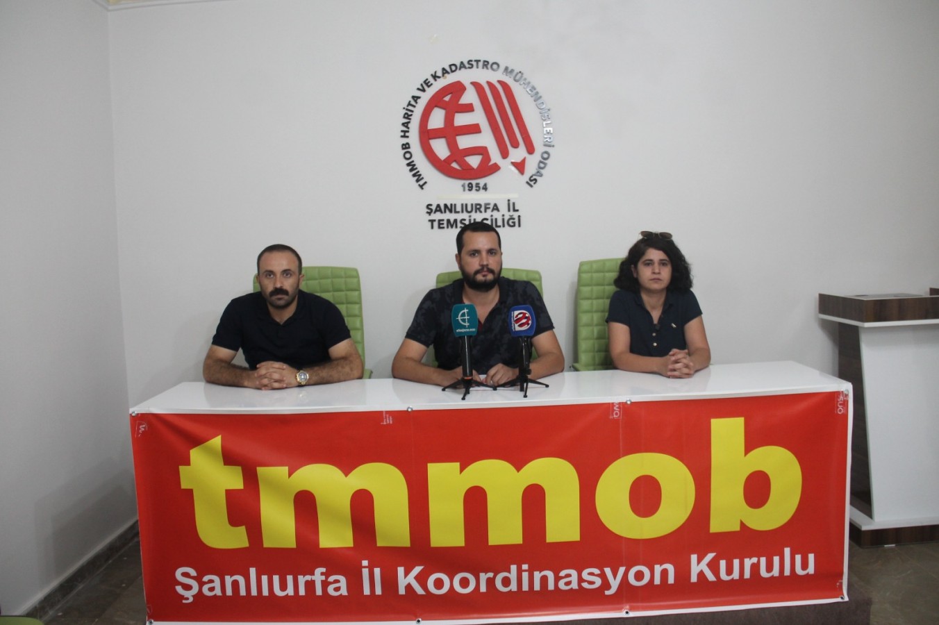 Urfa’daki odadan açıklama: Bizler mesleğimizi bilimden, üretimden yana kullanmaya devam edeceğiz