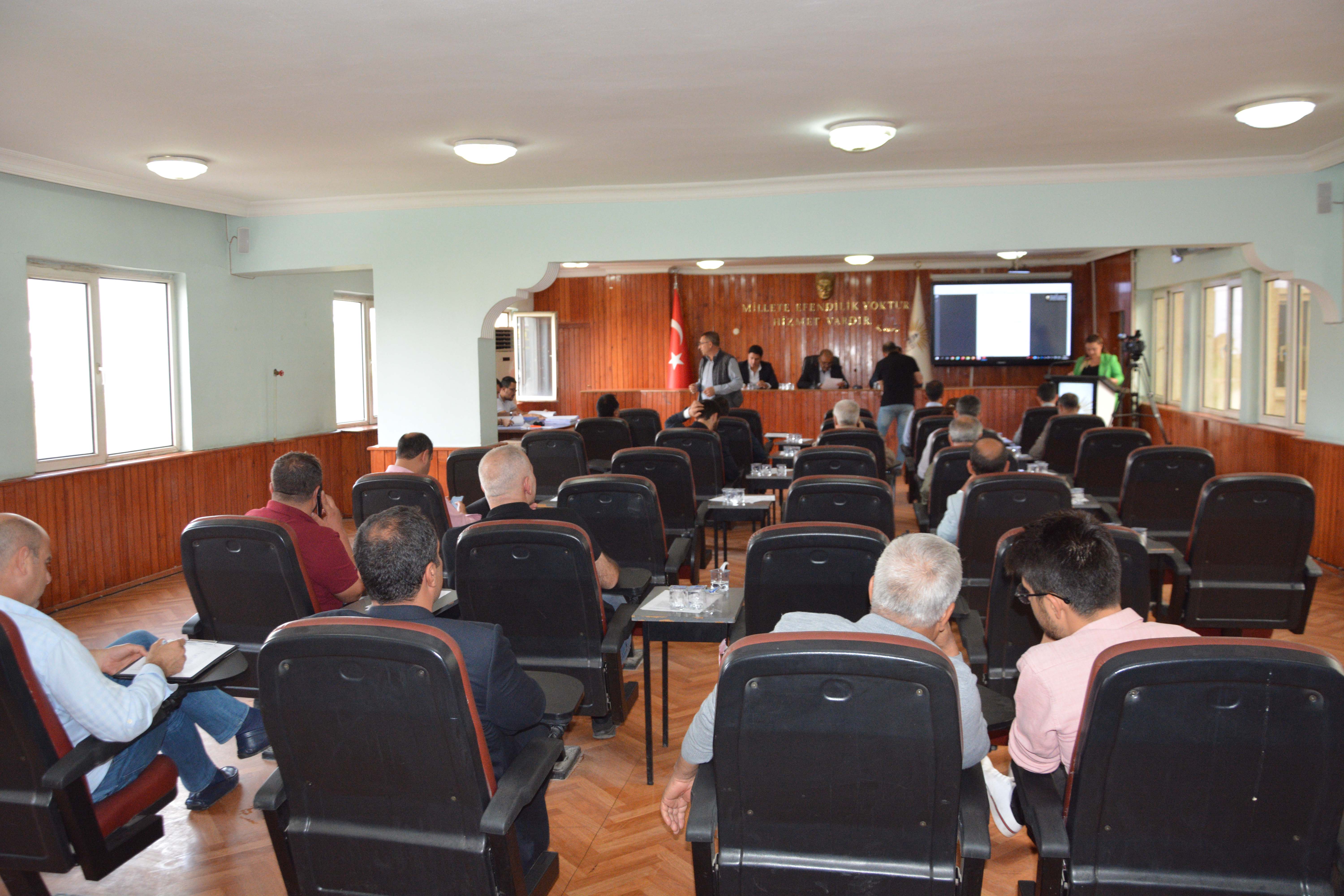 Meclis toplantısında mali bütçe raporu konuşuldu