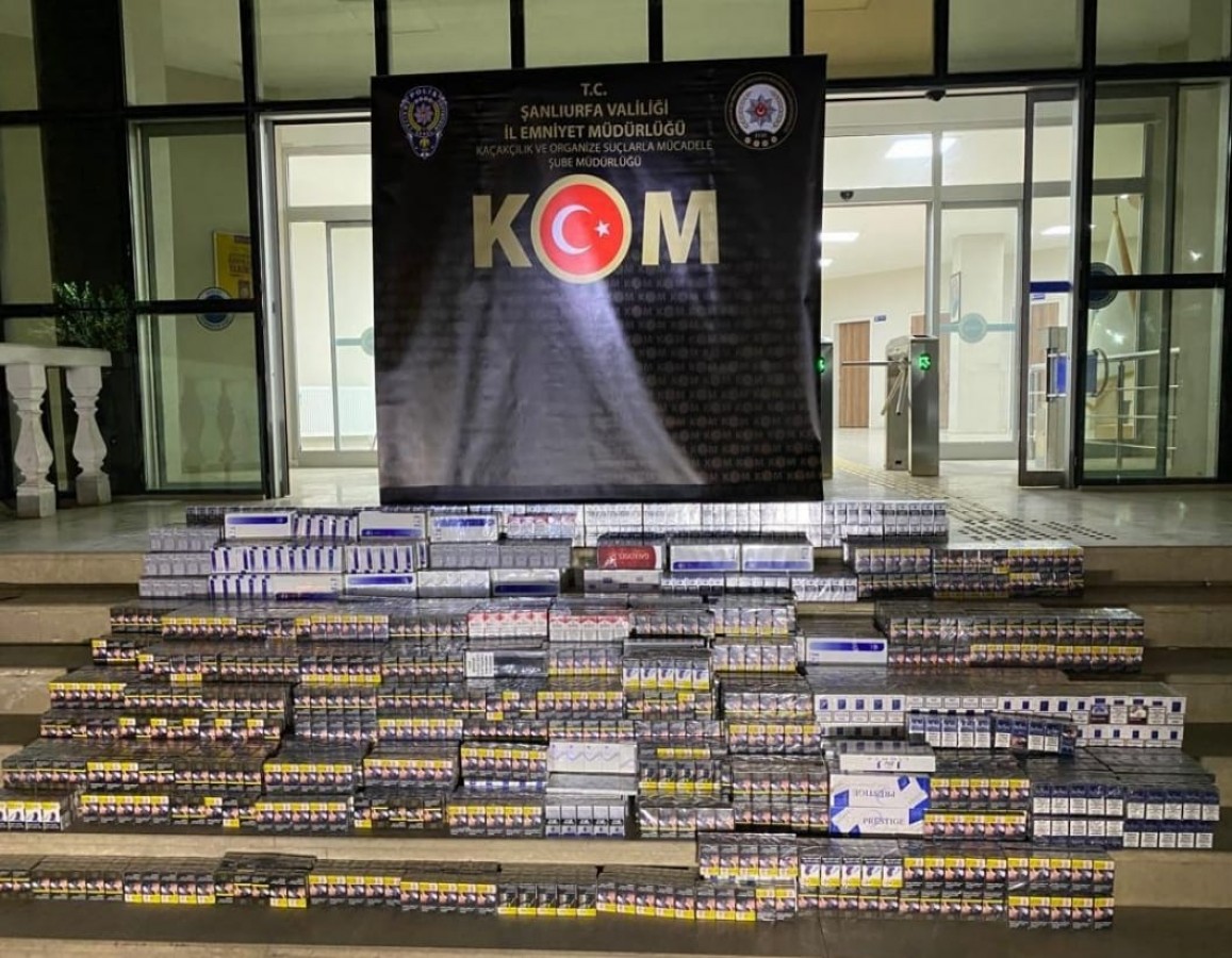 Şanlıurfa emniyetinden kaçak sigara operasyonu!