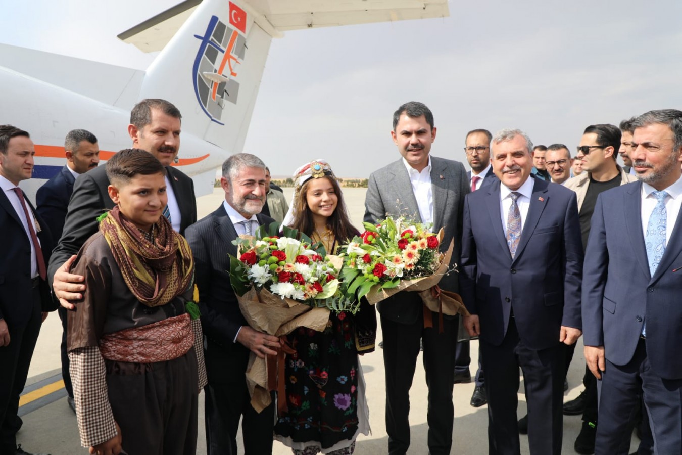 Bakanlar Nebati ve Kurum, Şanlıurfa'ya geldi