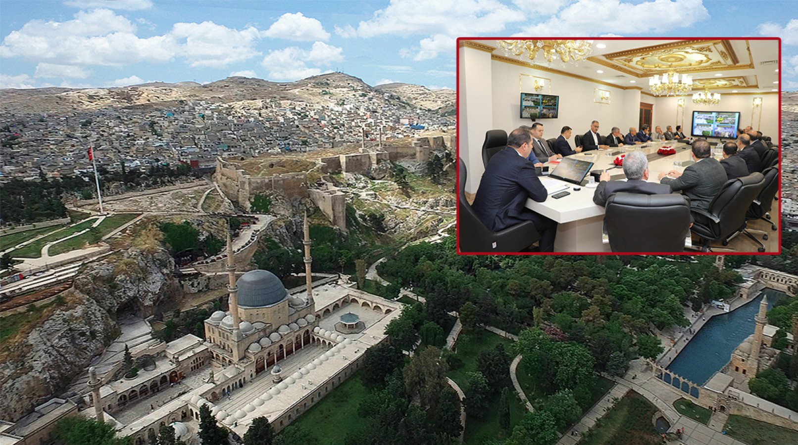 Urfa Valiliği'nde Balıklıgöl'deki sorunlar masaya yatırıldı