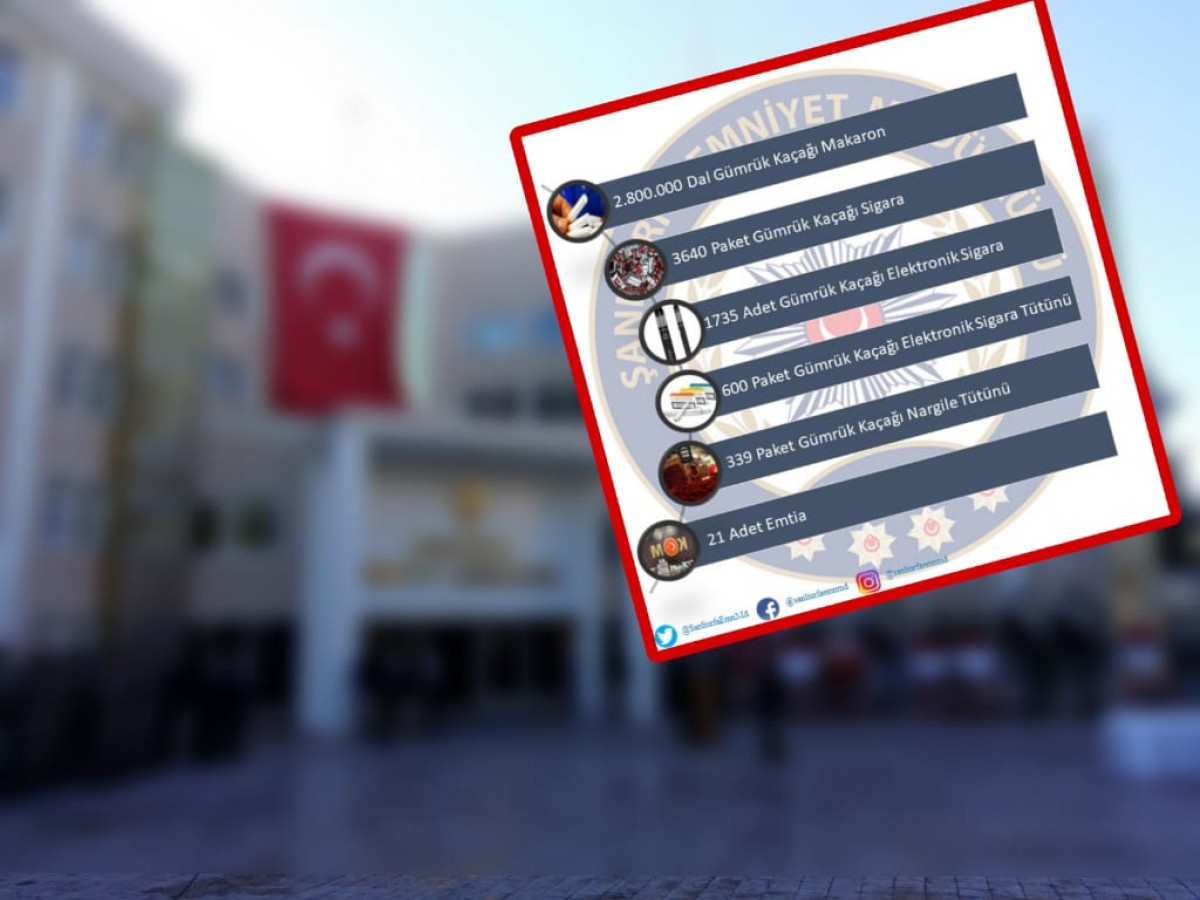 Şanlıurfa'da KOM'dan kaçakçılara darbe!