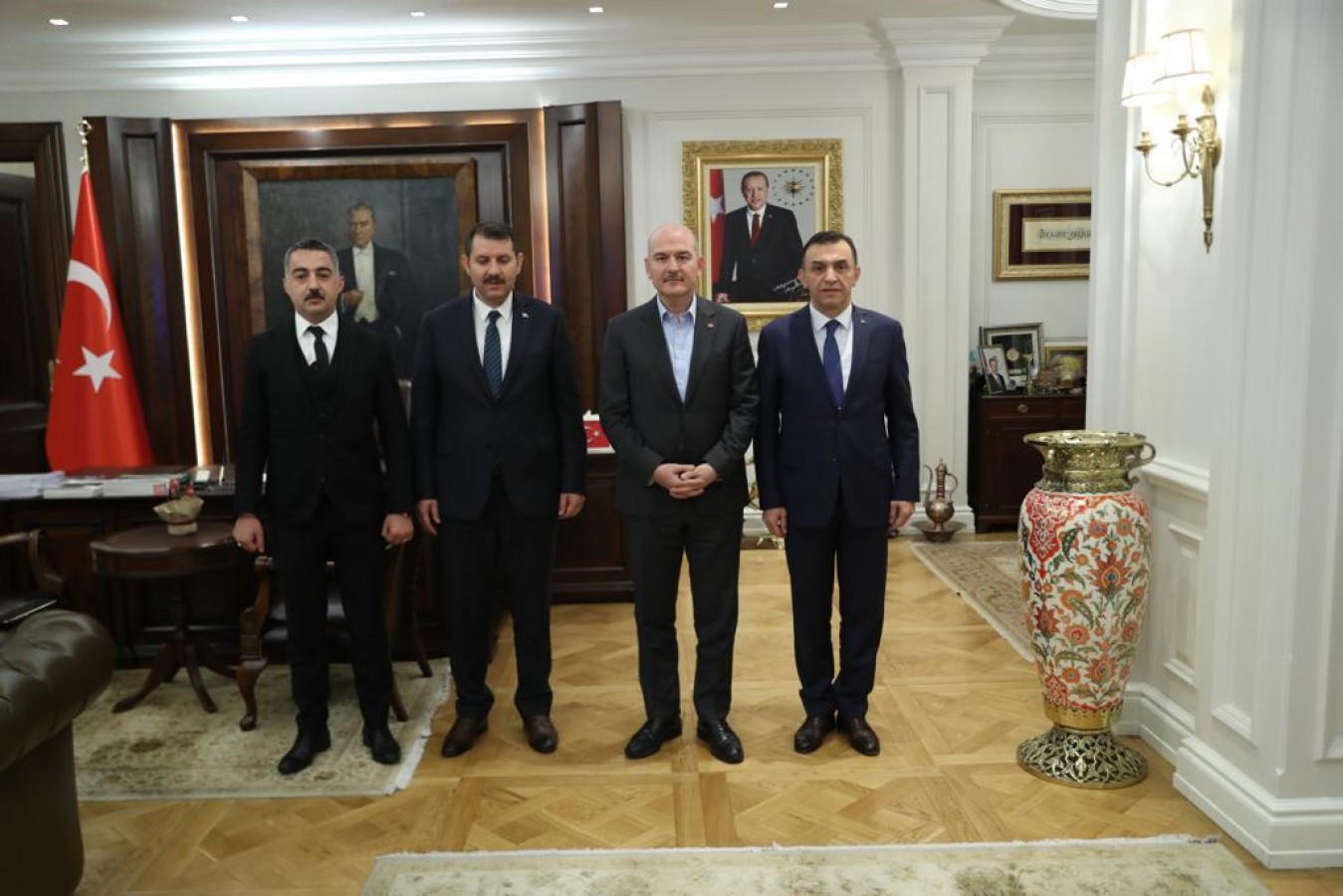 Vali Ayhan Bakan Soylu ile görüştü
