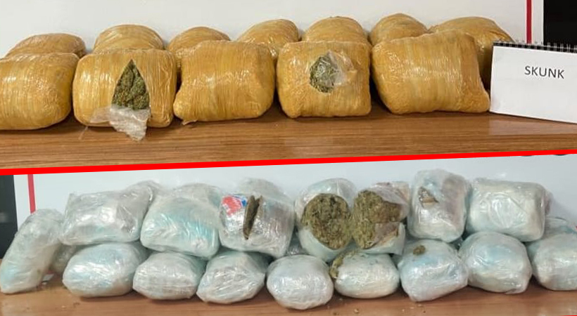 Şanlıurfa’da iki araçta yüklü miktarda madde ele geçirildi