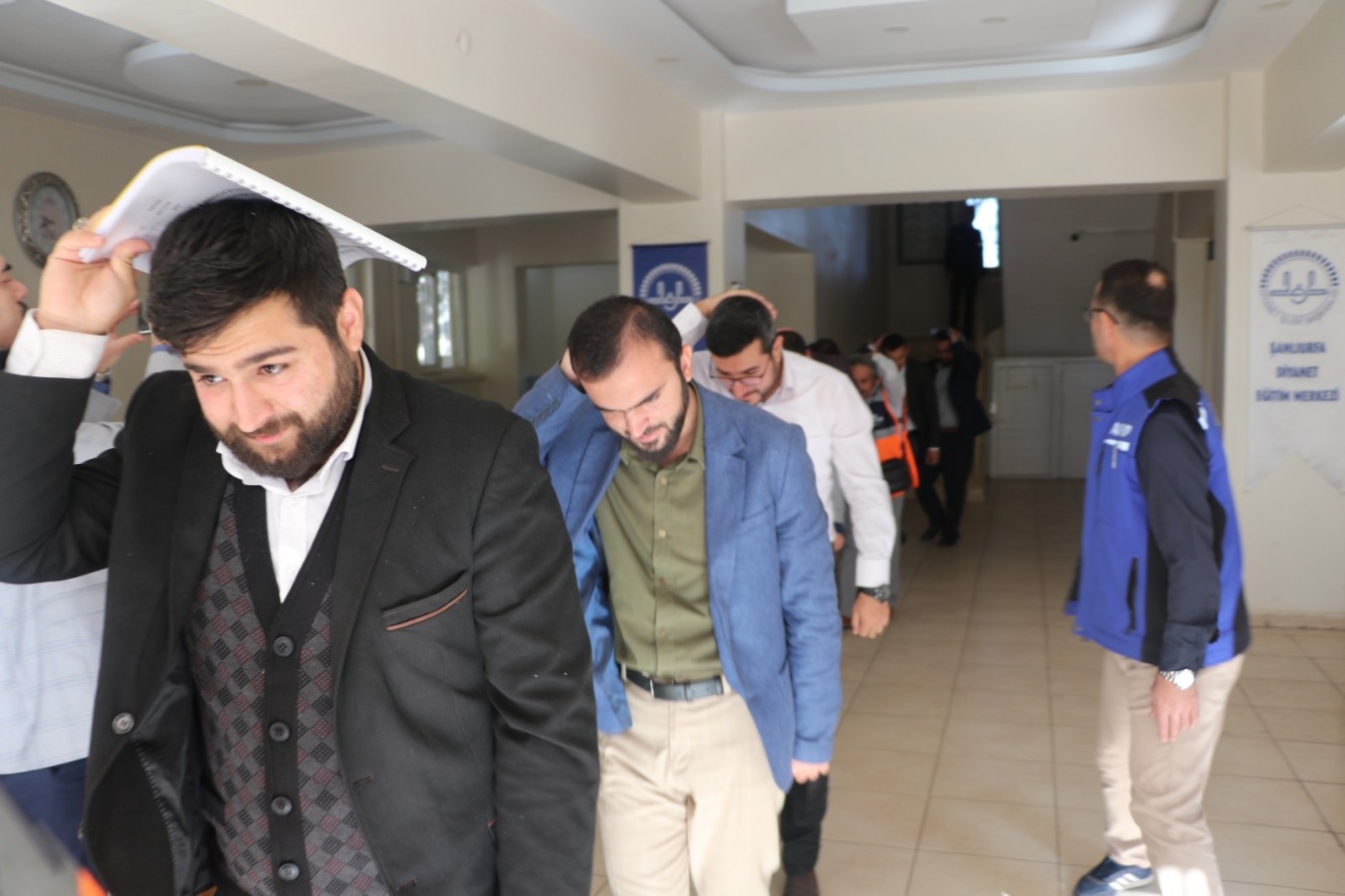 Diyanet'in eş zamanlı deprem tatbikatı Urfa'da da yapıldı