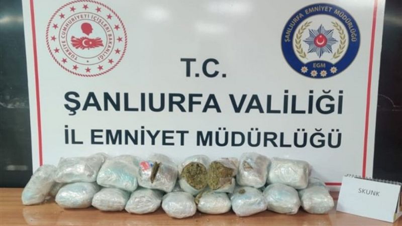 Urfa’nın üç haftalık uyuşturucu bilançosu açıklandı