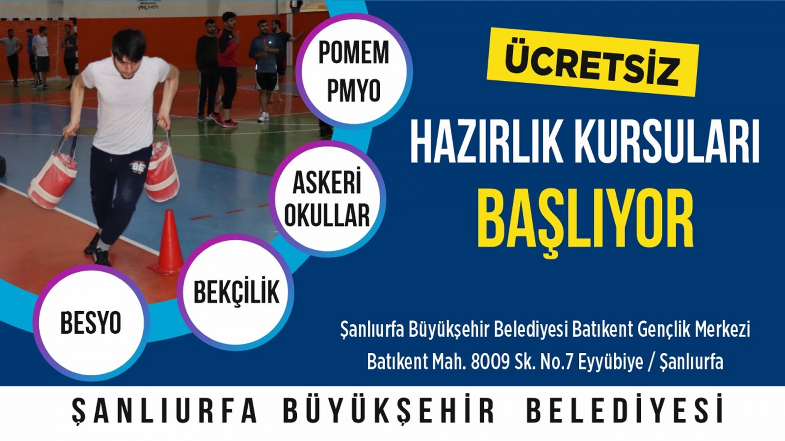 Sınavlara ücretsiz kurslarla hazırlanıyorlar