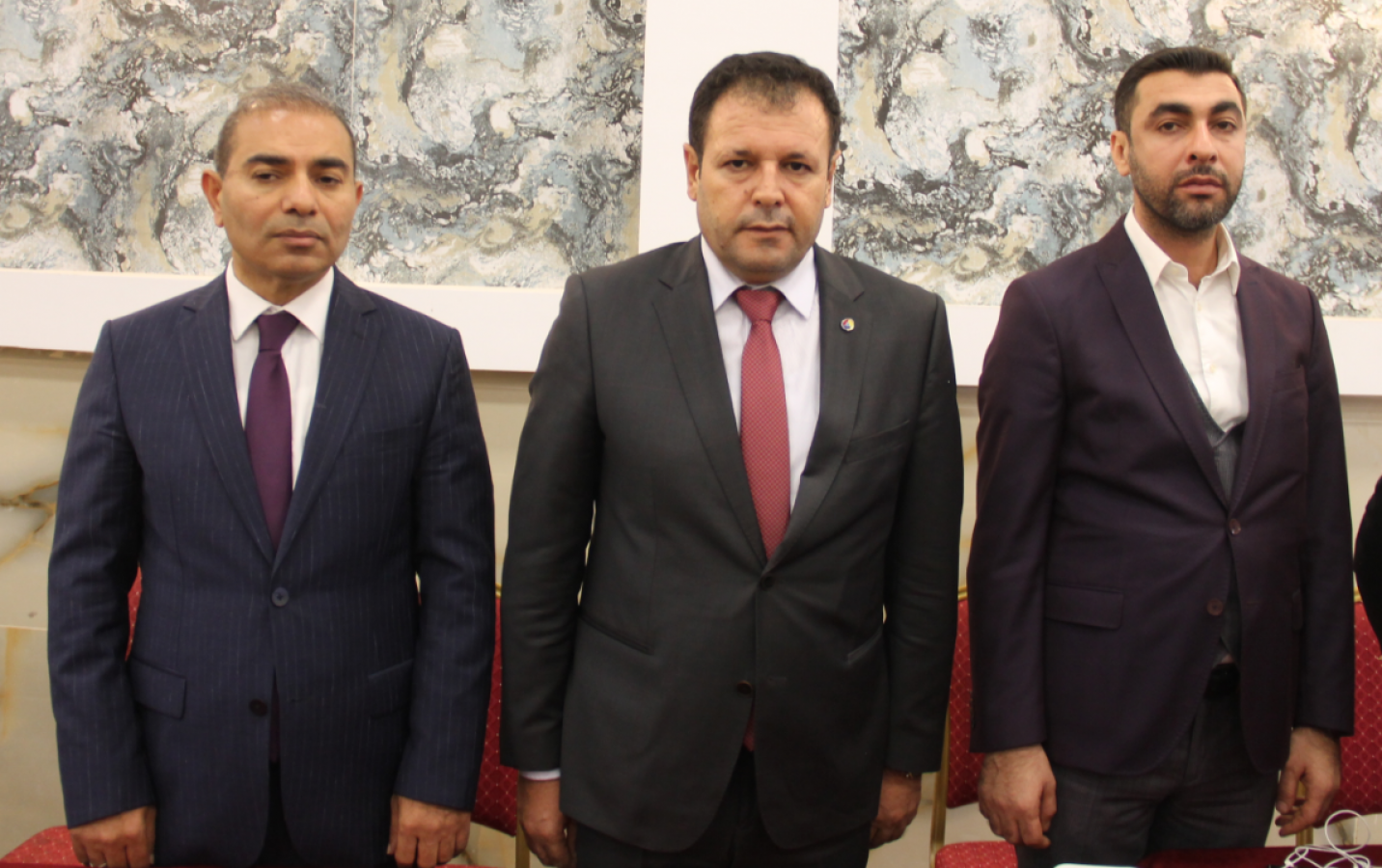 Başkan Yetim tebrikleri kabul ediyor
