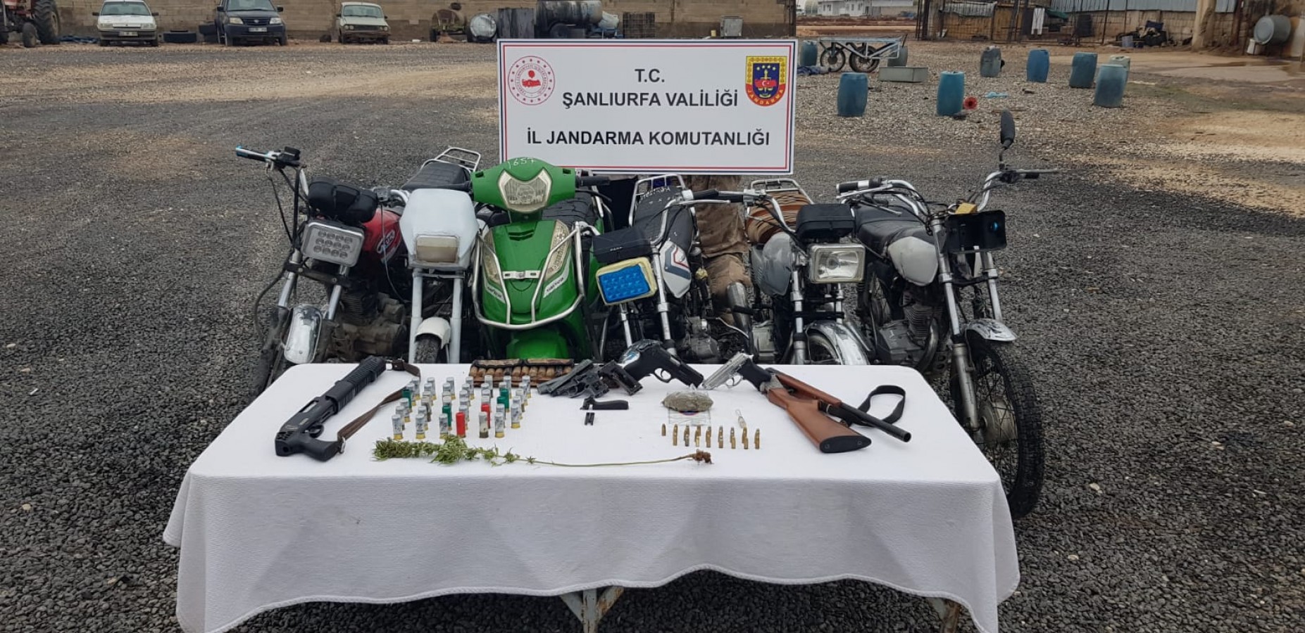 Viranşehir’de 6 çalıntı motosiklet ele geçirildi!