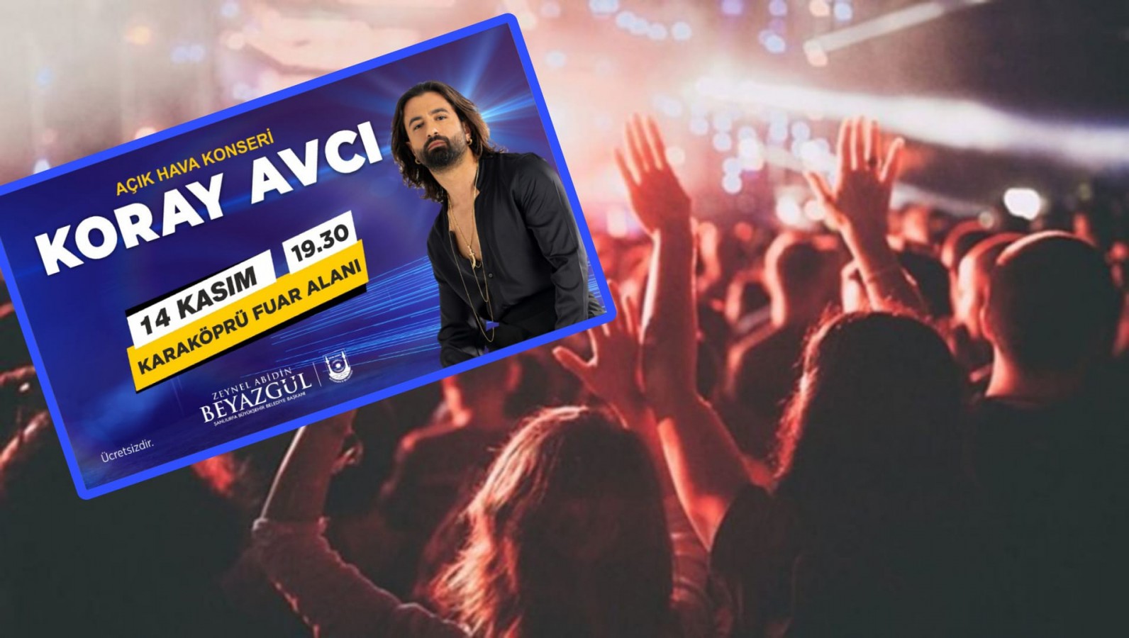 Koray Avcı konserinin yeri ve saati değişti