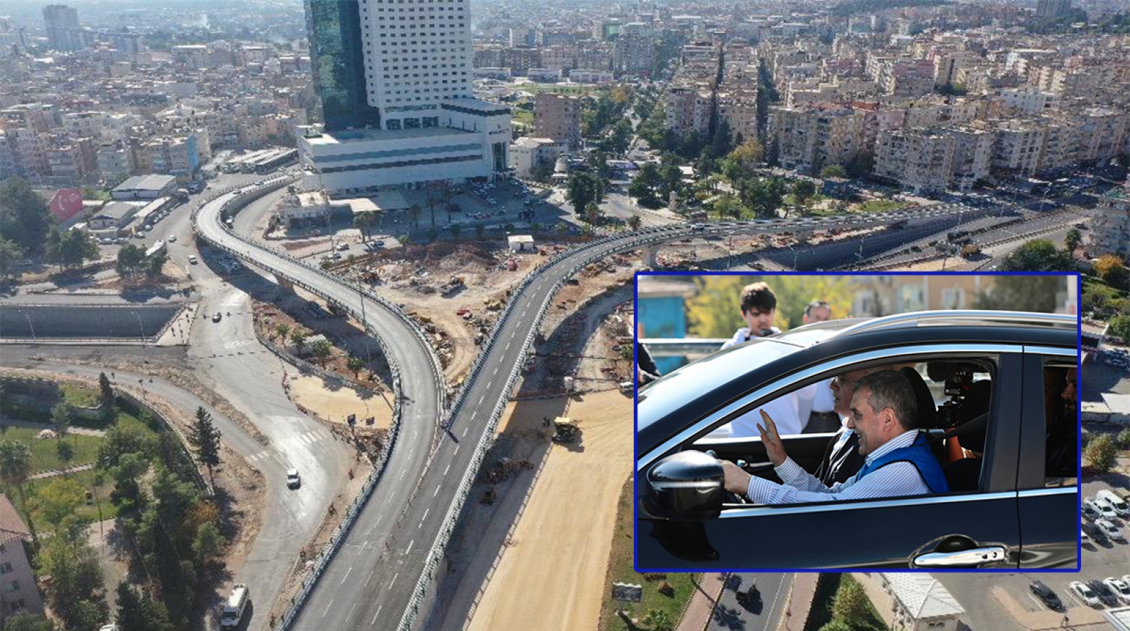Abide Kavşağı'nda İpekyol Viyadüğü araç kullanımına açıldı