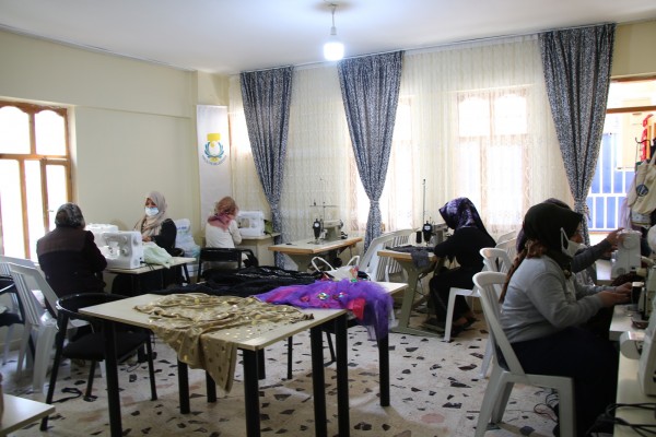 Haliliye’de kadınlar aile bütçelerine katkı sağlıyor
