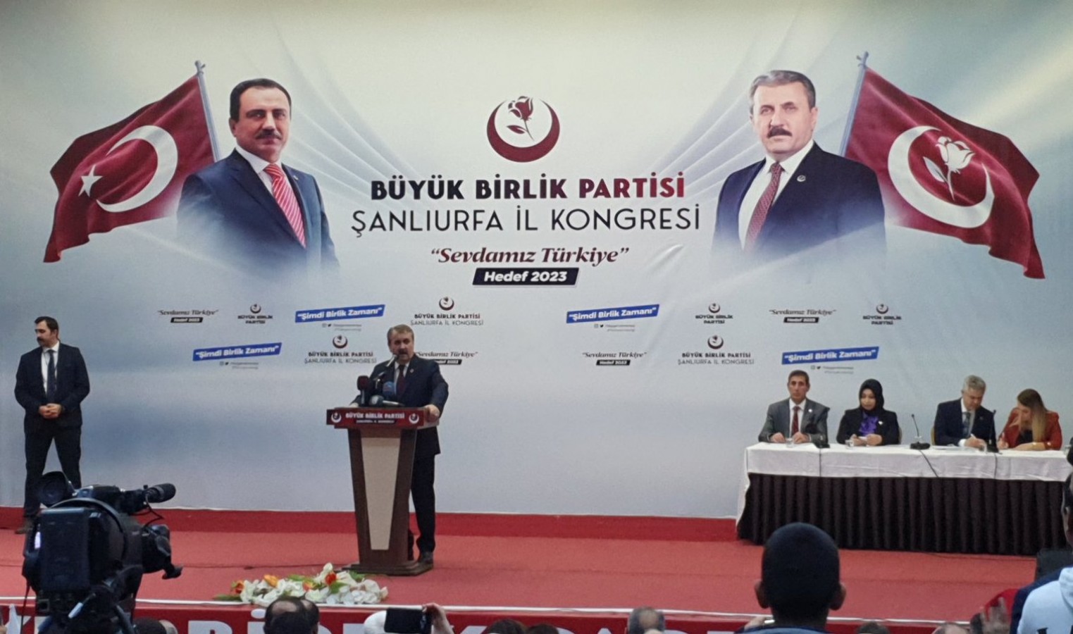 BBP Şanlıurfa İl Kongresi'nde Sabri Cavcı güven tazeledi