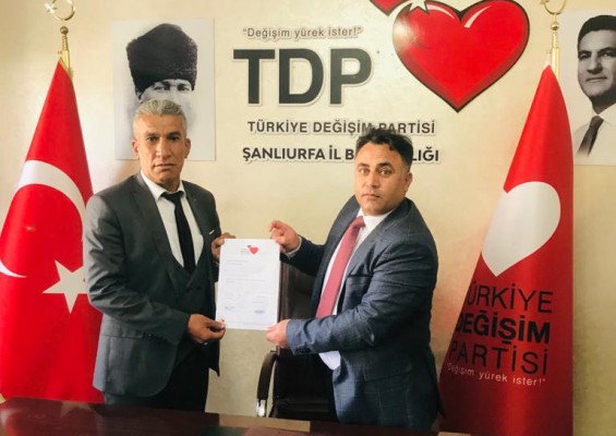 TDP Harran ilçe başkanı belli oldu