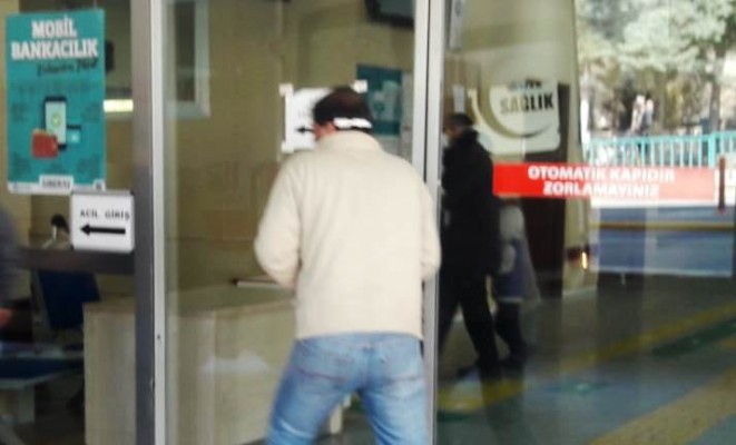 Şanlıurfa'da bir kişi spiral ile elini yaraladı