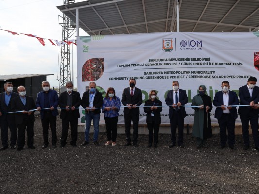 Güneş Enerjisi ile Yaş Sebze ve Meyve Kurutma Tesisi hizmete girdi