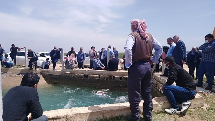Sulama kanalına düşen çocuk kayboldu