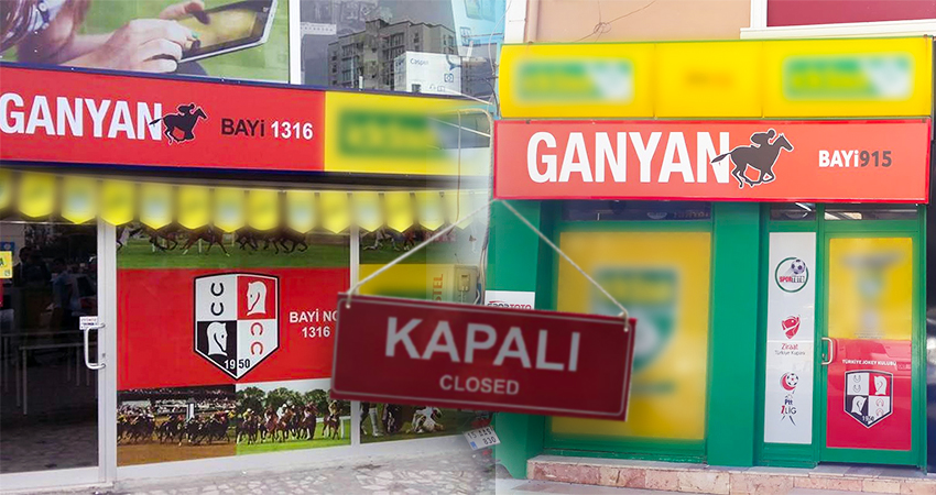Urfa’da ganyan bayileri kepenk kapattı