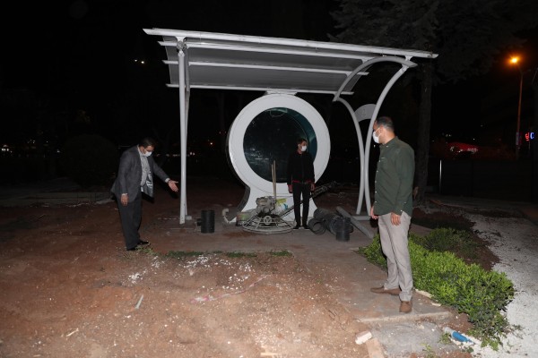 Canpolat, gece denetimine çıktı