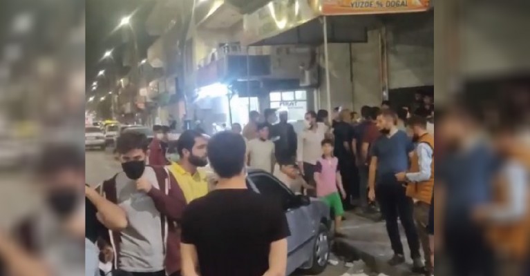 Şanlıurfa'da tam kapanmaya karşı eylem!