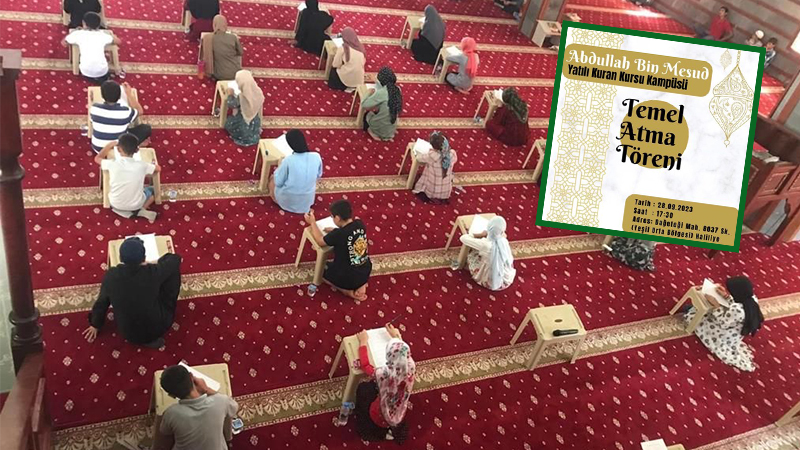 Urfa’ya 200 kişilik yatılı Kur’an kursu