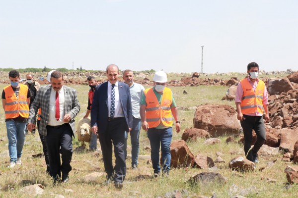 Akçakale’de doğal gaz çalışmaları başladı